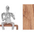 Декоративная фигура Саксофон Серебристый Деревянный Металл 13 x 27 x 13 cm