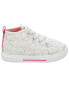 Фото #5 товара Toddler Heart Print Recycled High-Top Sneakers 4