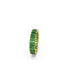 Crystal Baguette Cut Green Matrix Ring