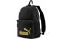 Фото #1 товара Рюкзак спортивный PUMA Phase Logo 075487-49 черно-золотой