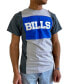 Фото #3 товара Men's Heathered Gray Buffalo Bills Split T-shirt