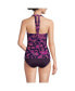 ფოტო #2 პროდუქტის Women's Chlorine Resistant Square Neck Halter Tankini Swimsuit Top