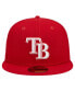 Фото #4 товара Men's Red Tampa Bay Rays Logo 59FIFTY Fitted Hat