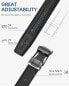 Фото #3 товара BOSTANTEN Men's Leather Belt with Ratchet Automatic Buckle Business Suit Belt Width 35 mm, Size Adjustable
