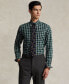 ფოტო #1 პროდუქტის Men's Classic-Fit Plaid Twill Shirt
