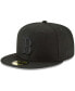 Фото #1 товара Men's Black Boston Red Sox Primary Logo Basic 59FIFTY Fitted Hat