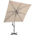 Фото #7 товара Parasol ogrodowy na wysięgniku kwadratowy 250 x 250 cm kremowy