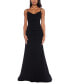 Фото #1 товара Juniors' Sweetheart-Neck Ruched Sleeveless Gown