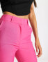 Фото #3 товара ASOS DESIGN Hourglass slim skim cigarette trouser in cerise pink