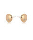 Фото #3 товара Polished Pebble Single Crystal Stud Earrings