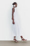 Фото #4 товара Платье миди в рубчик ZARA