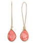 ფოტო #1 პროდუქტის Stone Linear Drop Earrings, Created for Macy's