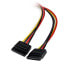 Фото #3 товара StarTech.com 12in LP4 to 2x SATA Power Y Cable Adapter - 0.304 m - Molex (4-pin) - 2 x SATA 15-pin - Male - Straight - Straight