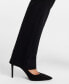 Фото #5 товара Plus Size High Rise Pull-On Straight-Leg Pants, Created for Macy's