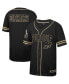 Фото #2 товара Men's Black Purdue Boilermakers Free Spirited Mesh Button-Up Baseball Jersey