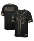 ფოტო #2 პროდუქტის Men's Black Purdue Boilermakers Free Spirited Mesh Button-Up Baseball Jersey