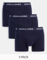 Фото #2 товара Jack & Jones 3 pack trunks with contrast waistband