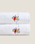 Children’s winnie the pooh embroidered cotton bath towel