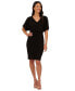 ფოტო #1 პროდუქტის Women's Pintuck Beaded-Trim Dress