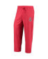 ფოტო #4 პროდუქტის Men's Red, Heathered Charcoal Distressed NC State Wolfpack Meter Long Sleeve T-shirt and Pants Sleep Set