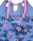 ფოტო #12 პროდუქტის Big Girls Tri-Cutout Tankini Swimsuit