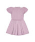 Toddler Girls Organic Double Flutter Sleeve Sweater Dress