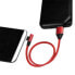 Фото #5 товара LogiLink CU0150 - 1 m - USB A - Micro-USB B - USB 2.0 - 480 Mbit/s - Black - Red