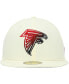 Фото #3 товара Men's Cream Atlanta Falcons Chrome Color Dim 59FIFTY Fitted Hat