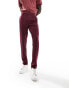 Фото #1 товара ASOS DESIGN smart skinny trousers in burgundy