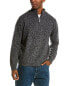 Фото #1 товара Scott & Scott London Wool 1/4-Zip Mock Sweater Men's Grey L