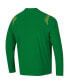 Men's Green Notre Dame Fighting Irish 2021 Sideline Motivate Quarter-Zip Jacket