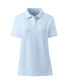 Women's School Uniform Short Sleeve Feminine Fit Mesh Polo Shirt