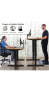 Фото #2 товара Electric Sit to Stand Adjustable Desk Frame with Button Controller