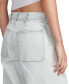 ფოტო #4 პროდუქტის Women's Striped Patch-Pocket Wide-Leg Jeans