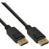 Фото #2 товара InLine 14cs. Bulk-Pack DisplayPort Cable black gold plated 5m