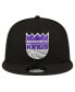 Фото #2 товара Men's Black Sacramento Kings Official Team Color 9FIFTY Snapback Hat