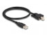 Фото #2 товара Delock 87197 - 0.5 m - USB A - USB B - USB 2.0 - 480 Mbit/s - Black