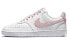 Фото #2 товара Nike Court Vision Low 防滑轻便 低帮 板鞋 女款 粉白 / Кроссовки Nike Court Vision Low CD5434-113