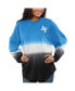 ფოტო #1 პროდუქტის Women's Royal Air Force Falcons Ombre Long Sleeve Dip-Dyed Spirit Jersey