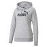 Puma Essential Logo Pullover Hoodie Womens Grey Casual Outerwear 84685804 S - фото #1