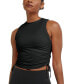 Women's Soft Touch Ruched Racerback Tank Top
