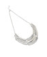 ფოტო #1 პროდუქტის Women's Green Dented Bar Necklace