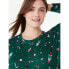 Фото #3 товара Joyspun 2-Piece Pajama Set Women Green L Long Sleeve Elastic Waistband Pullover