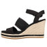 Фото #3 товара TOMS Madelyn Espadrille Wedge Womens Black Casual Sandals 10019712T