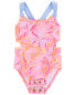 Фото #9 товара Baby Palm Print 1-Piece Cut-Out Swimsuit 18M