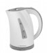 Электрический чайник Esperanza Amazon EKK022 - 1.7 л - 2200 Вт - Серый - Белый - Пластик, Нержавеющая сталь - Индикатор уровня воды