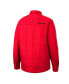 Men's Red Maryland Terrapins Detonate Quilted Full-Snap Jacket