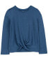 Фото #4 товара Kid Knit Long-Sleeve Fashion Top - Blue 12