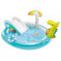 Фото #1 товара Детский надувной бассейн с горкой и игровым центром INTEX Crocodile Play Centre With Slide Pool.