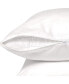 Фото #4 товара Breathable Microfiber Pillow Protector with Zipper – White (4 Pack)